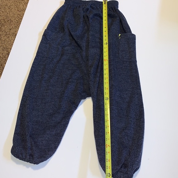 Handmade Blue Drop Crotch Harem Yoga Pants - Women’s Size Small - Picture 9 of 9